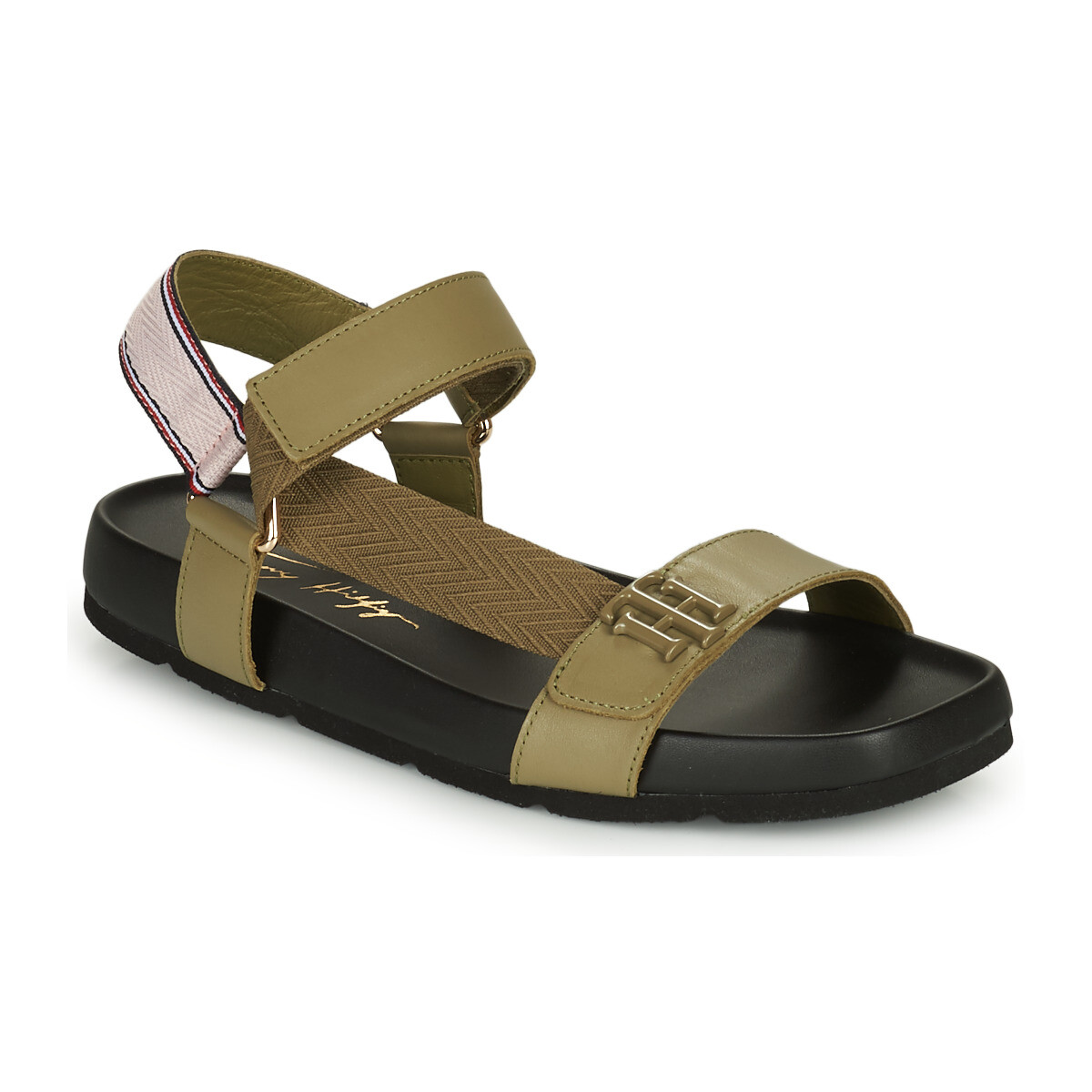 Tommy Hilfiger  TH HARDWARE SPORTY SANDAL  Khaki
