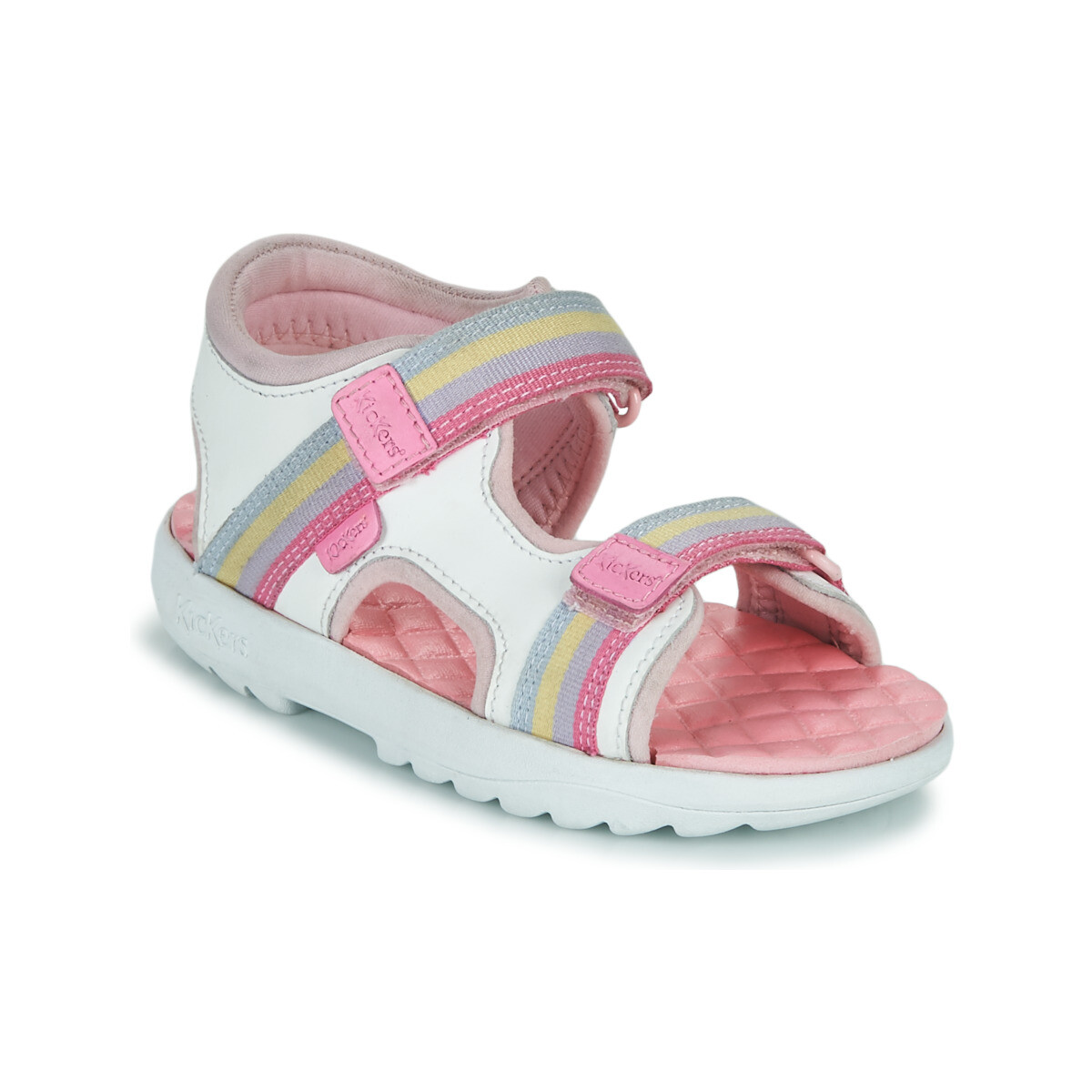 Kickers  SANDAL LTHR IF WHT  ruznobarevne