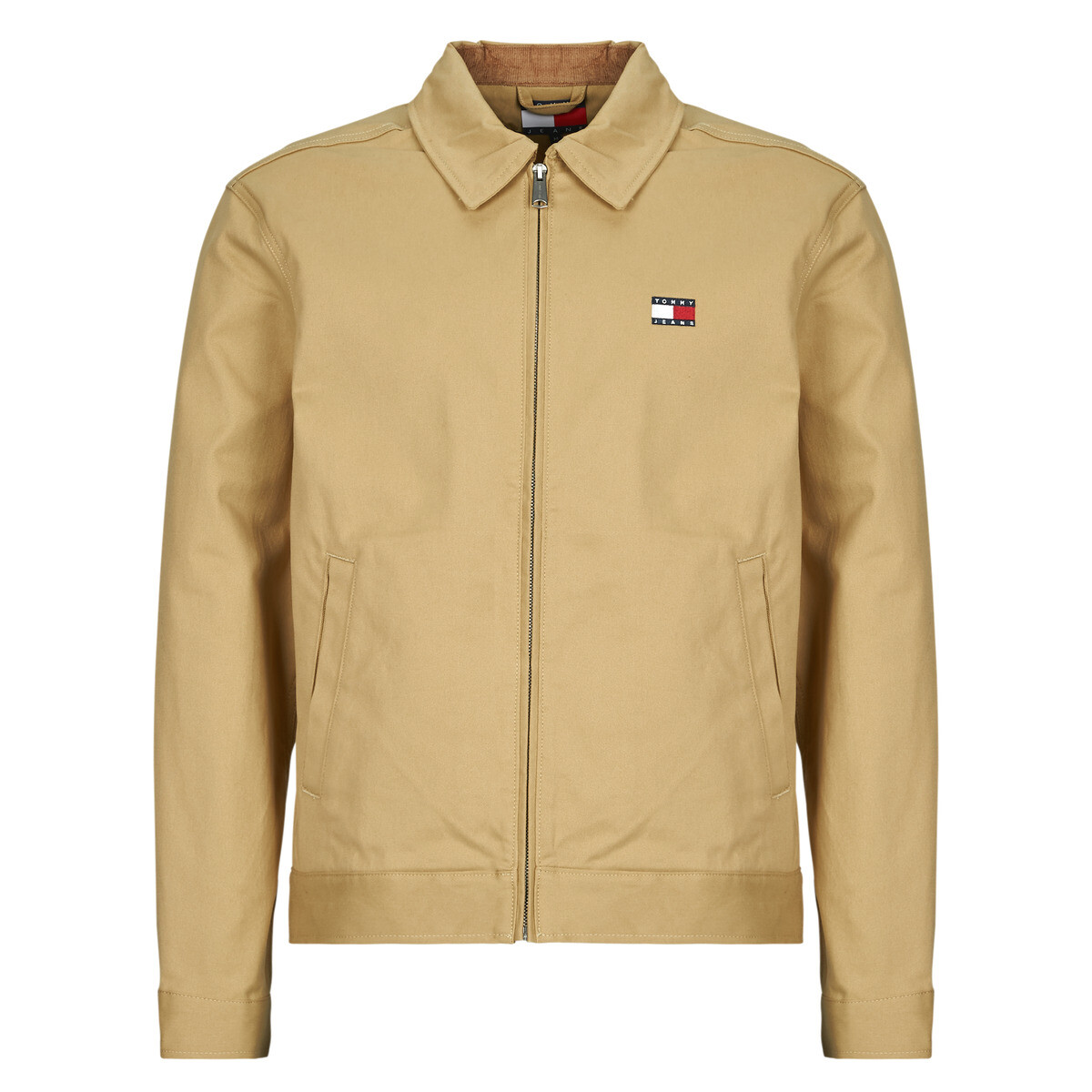 Tommy Jeans  TJM REG COTTON JACKET  Hnědá