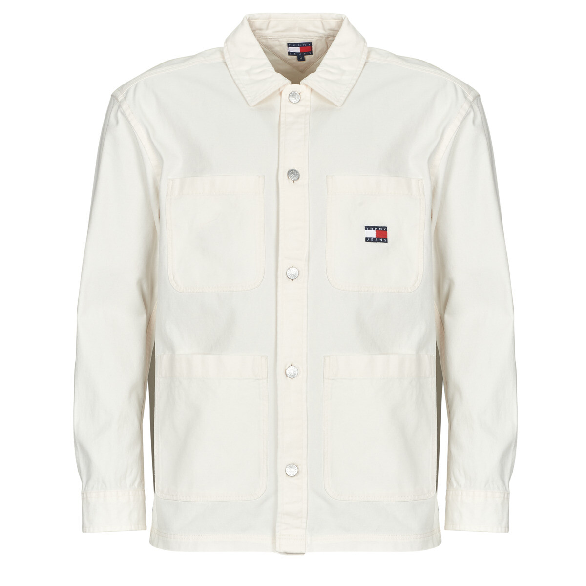Tommy Jeans  TJM ESSENTIAL OVERSHIRT EXT  Bílá
