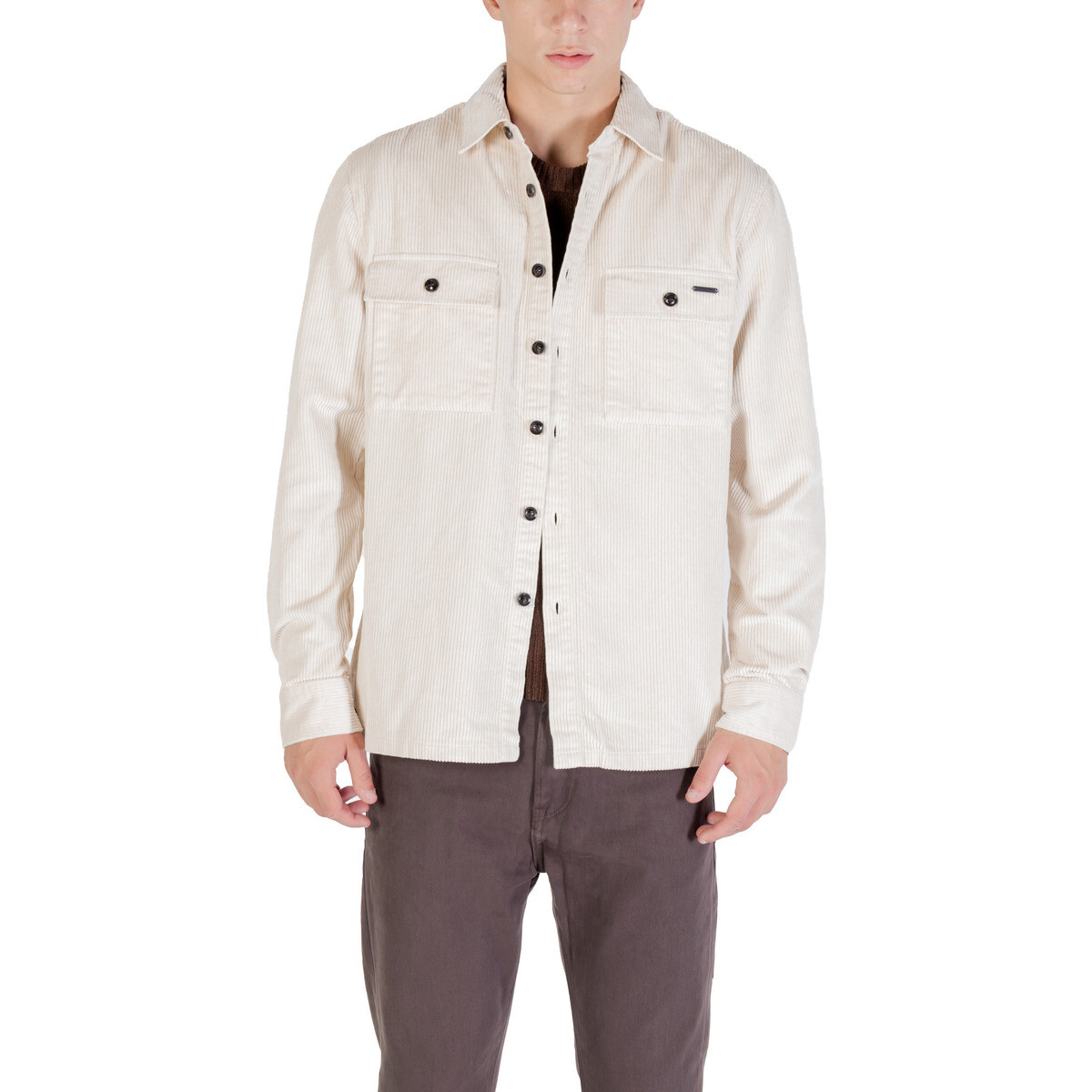 Gianni Lupo  OVERSHIRT GL7820S  Bílá