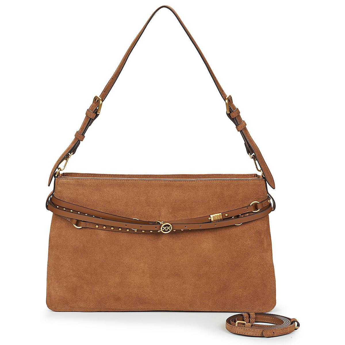 Pinko  BELT BAG BIG SUEDE  Hnědá