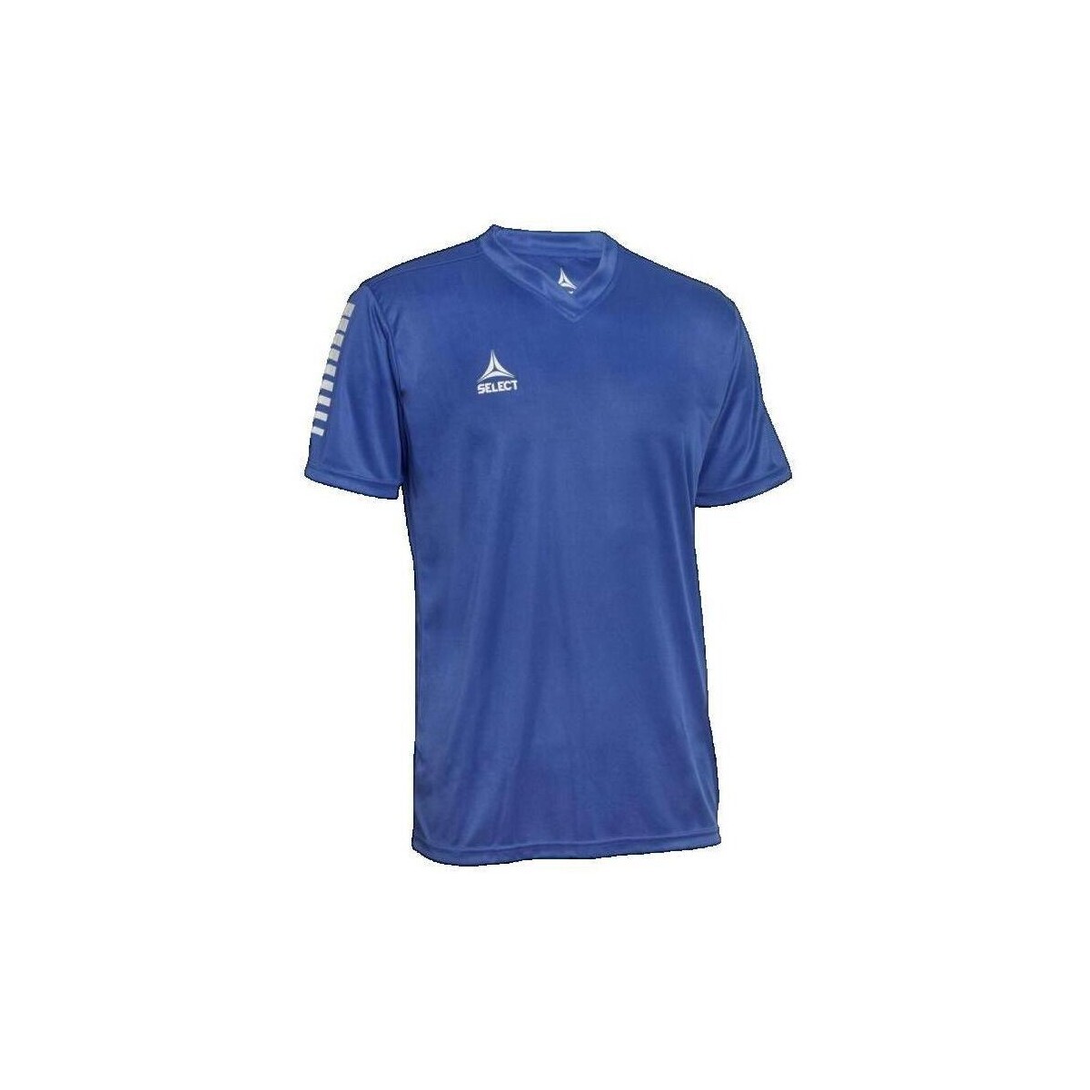 Select  T-shirt  Pisa bleu col V  Modrá