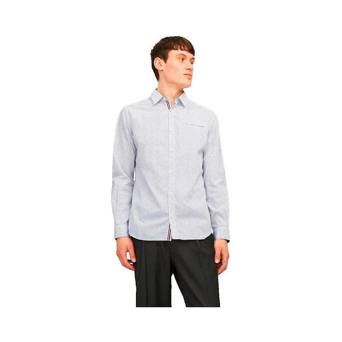 Jack & Jones  Chemise manches longues Jack   Jones slim fit blanche  Bílá