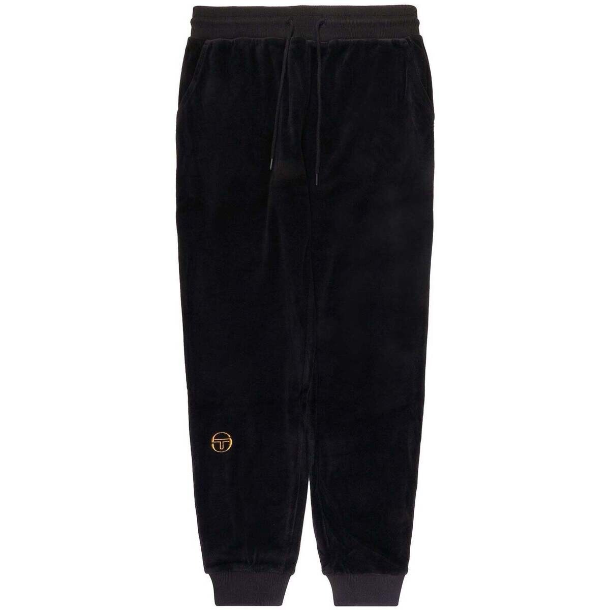 Sergio Tacchini  Court Velour Track Pant Joggers Black  Černá