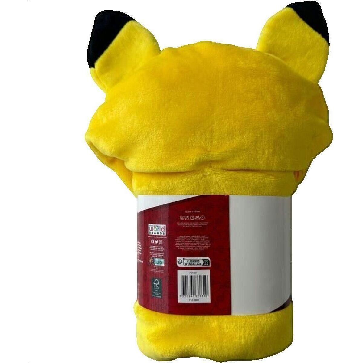Pokemon  Plaid à capuche Pokémon Pikachu Jaune  Žlutá