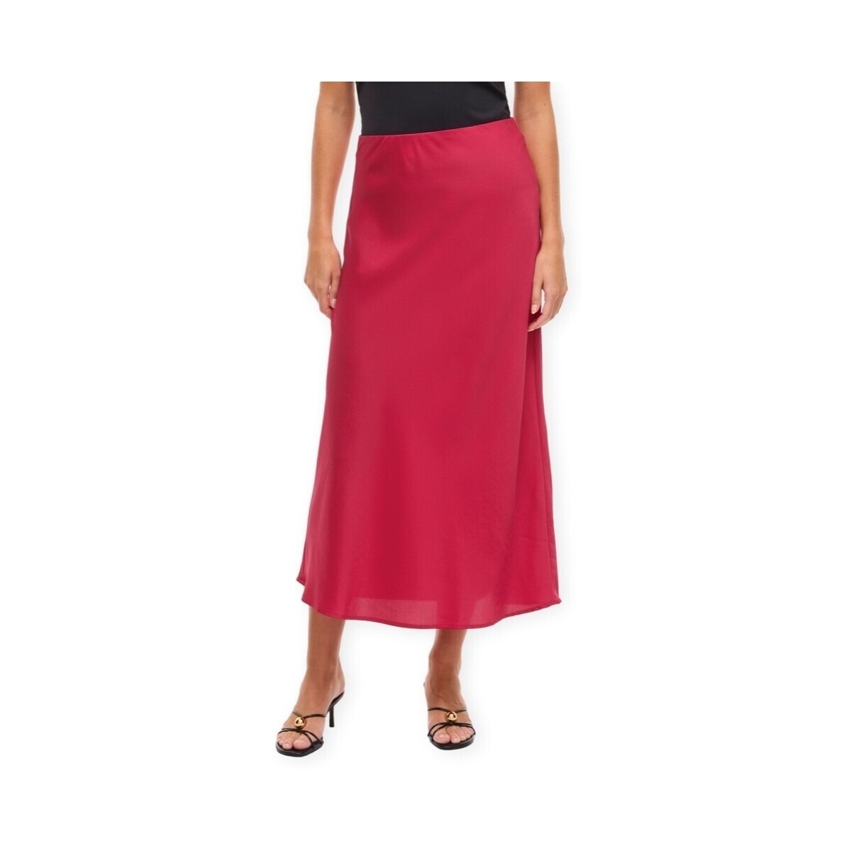 Vila  Noos Elette Skirt - Jazzy  Růžová