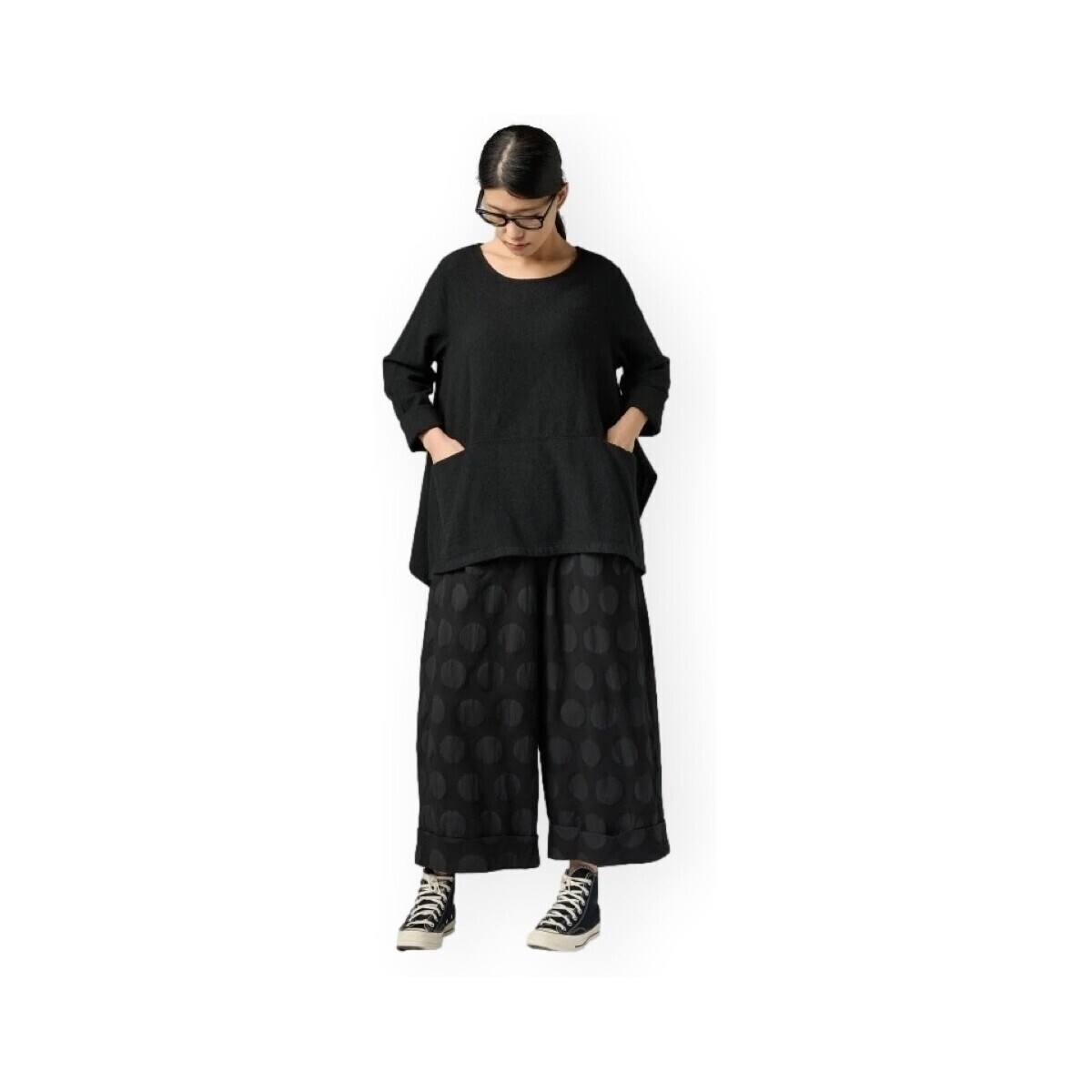 Wendy Trendy  Trousers 240551 - Black  Černá