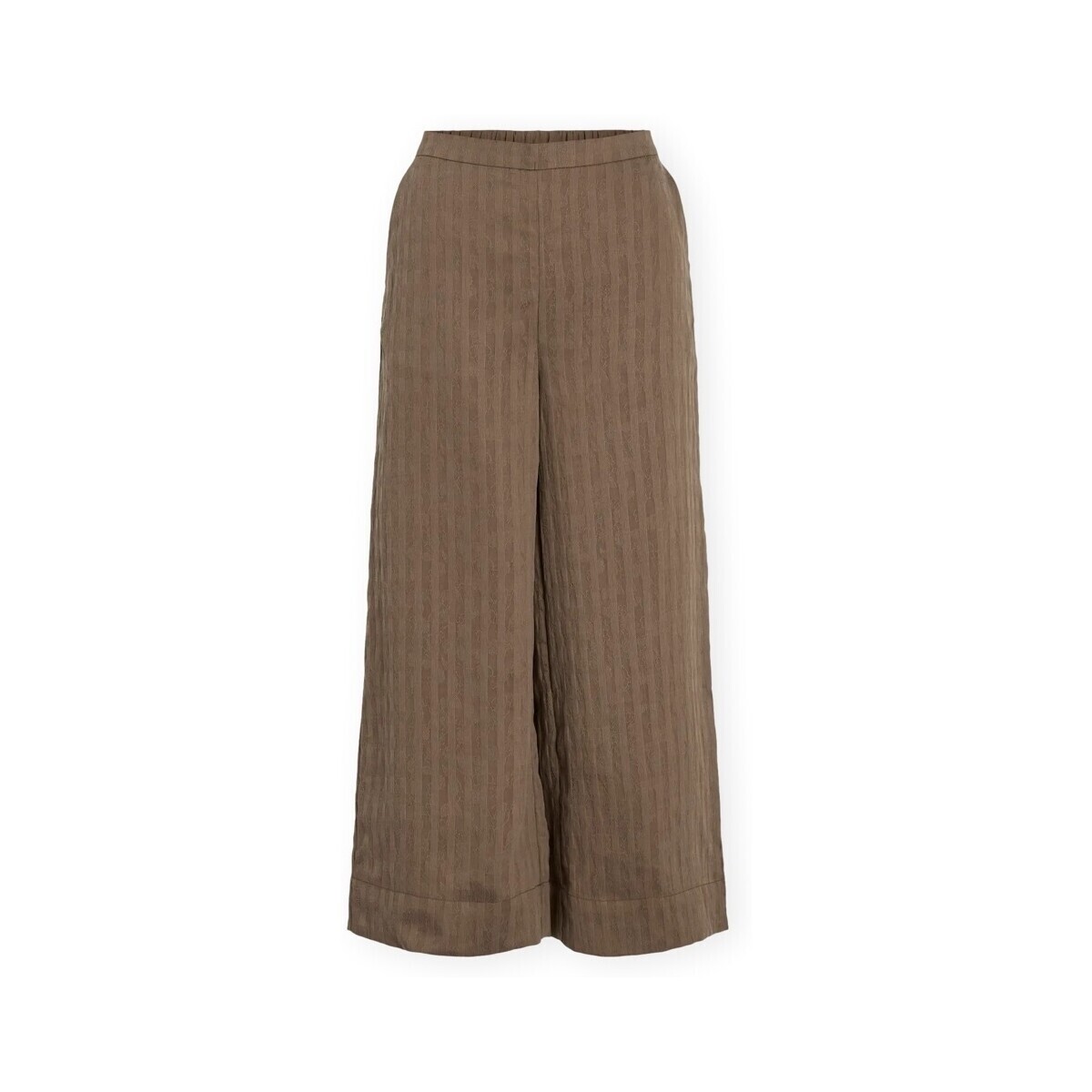 Vila  Avelina Wide Trousers - Cub  Hnědá