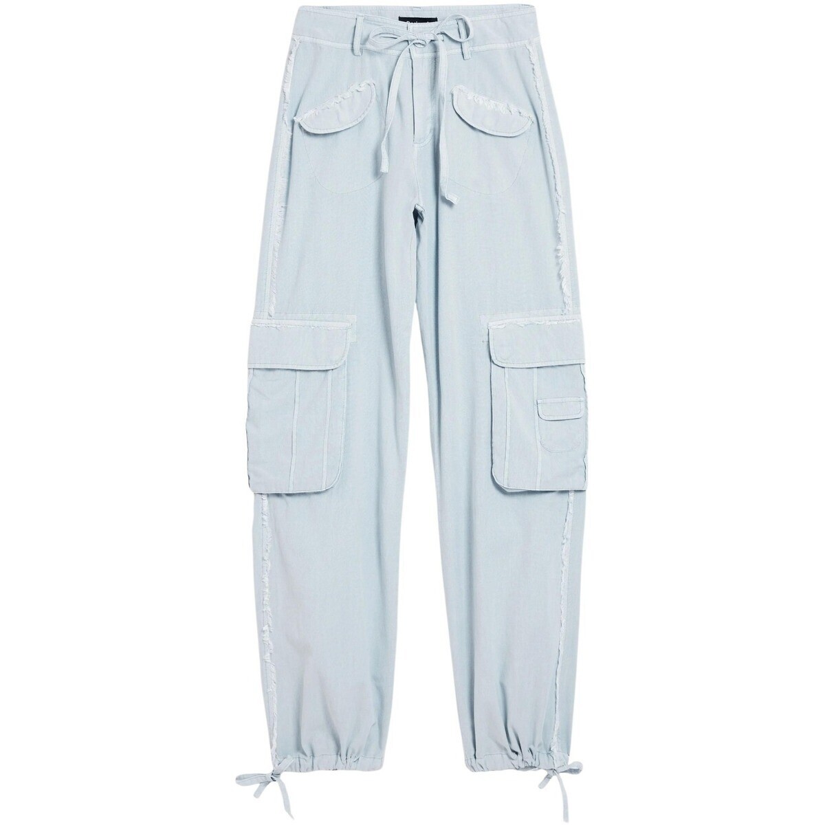 Desigual  PANT_VILLAGE 26SWPW25  Modrá