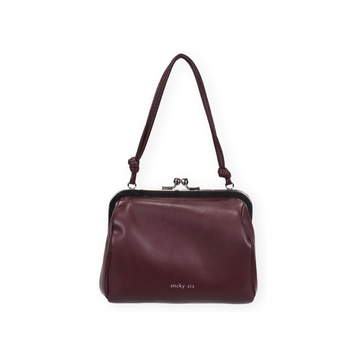 The Sticky Sis Club  Wallet Bag - Fig  Bordó