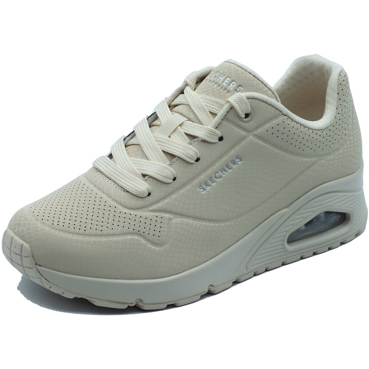 Skechers  177861 Uno Shiny Scale Off  Bílá