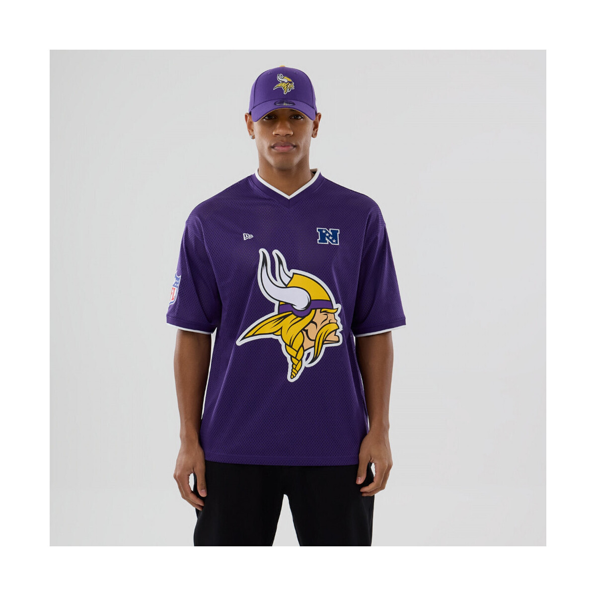 New-Era  Nfl mesh os tee minvik  Fialová