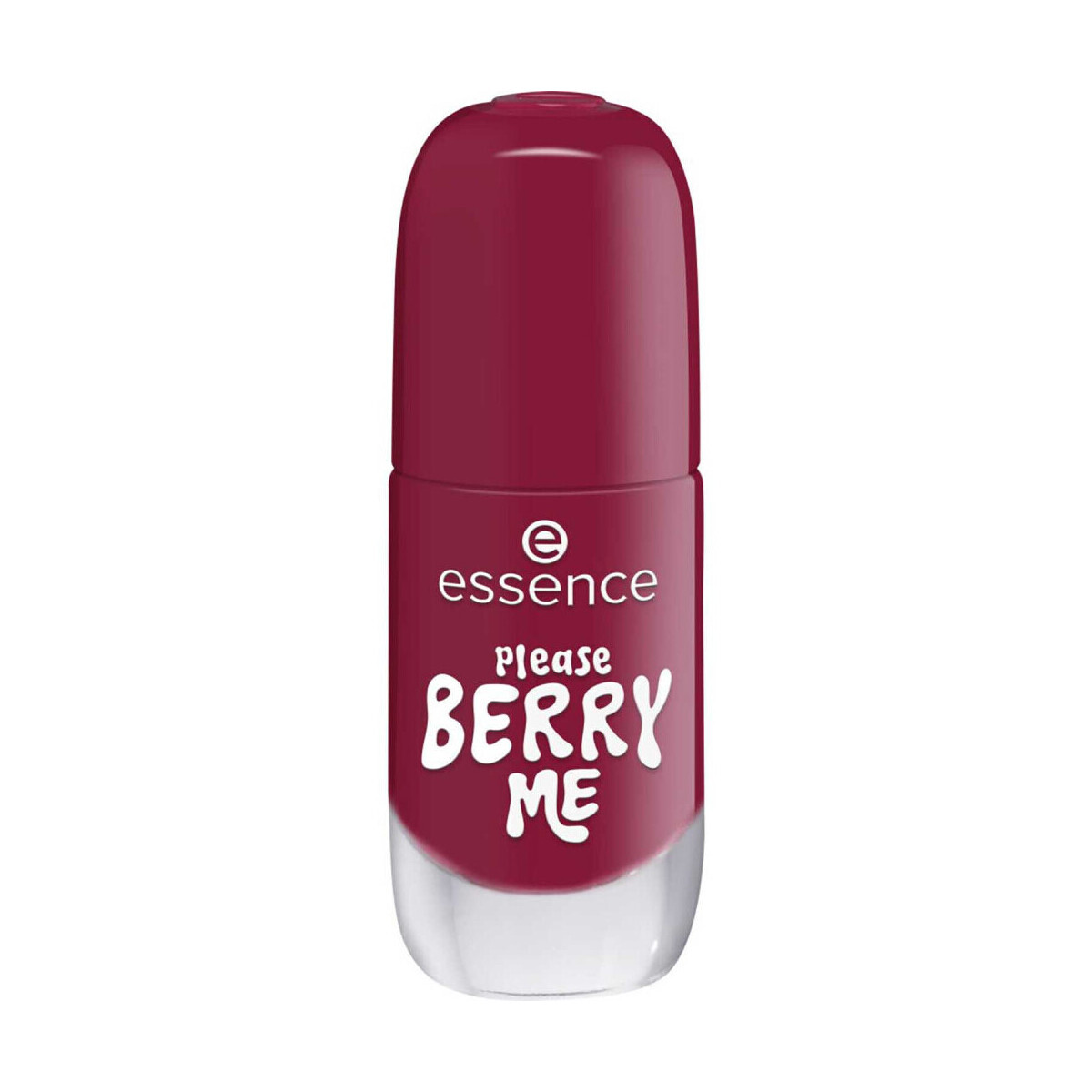 Essence  Gel Nail Polish - 20 PLEASE berry ME  Červená