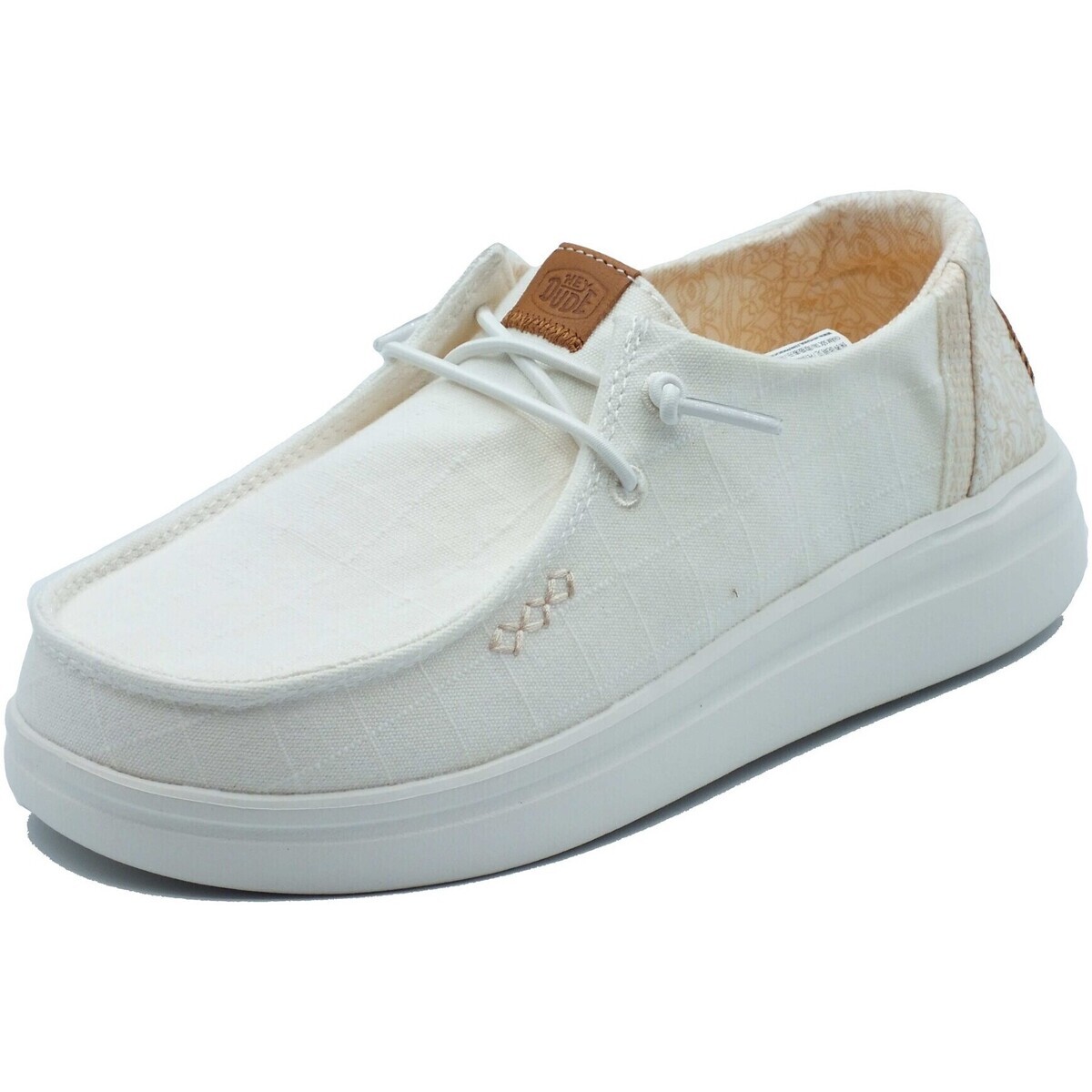 HEYDUDE  HeyDude Wendy Rise Chambray Grid  Bílá
