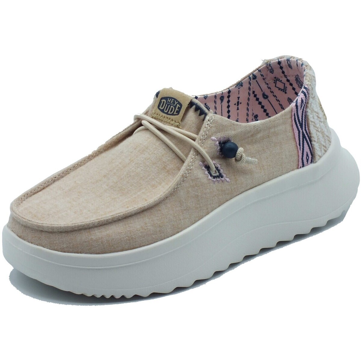HEYDUDE  41946 Wendy Peak Chambray Woven  Béžová
