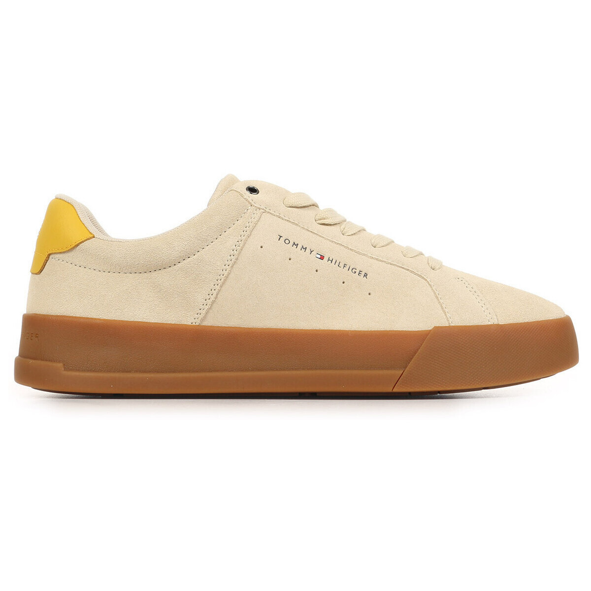 Tommy Hilfiger  Th Court Suede  Béžová