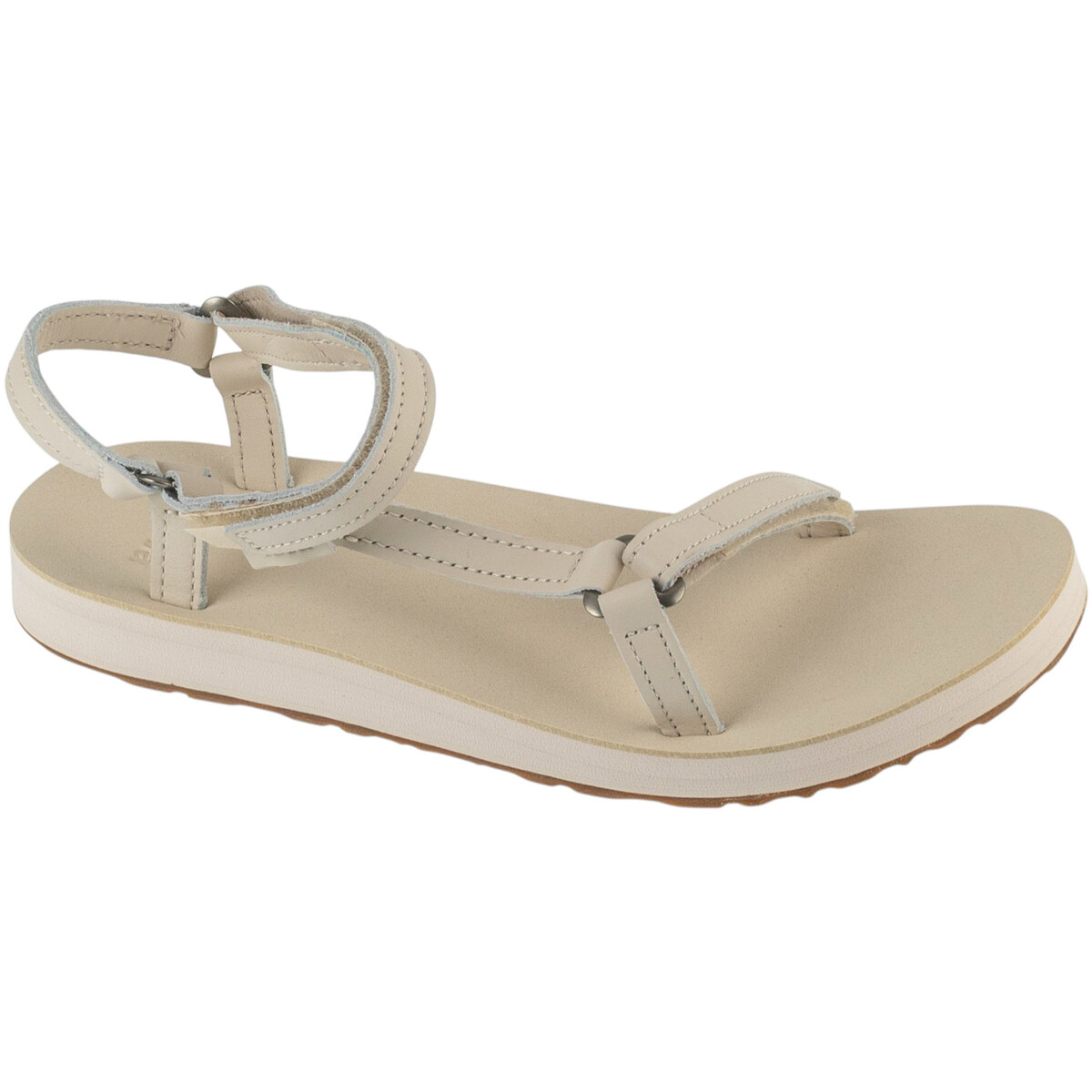 Teva  W Original Universal Slim Leather Sandals  Béžová