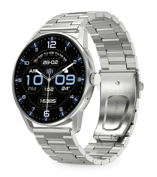 Aligator Watch AMOLED Pro stříbrná