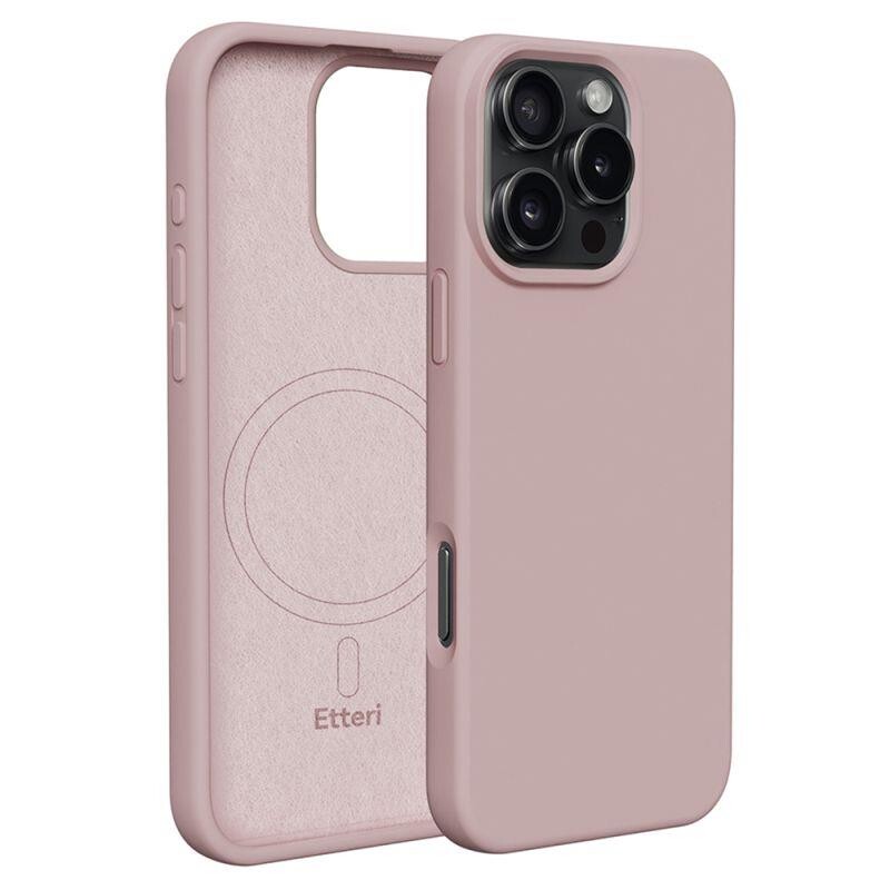 Zadní kryt Etteri Mag pro Apple iPhone 16 Pro, růžová