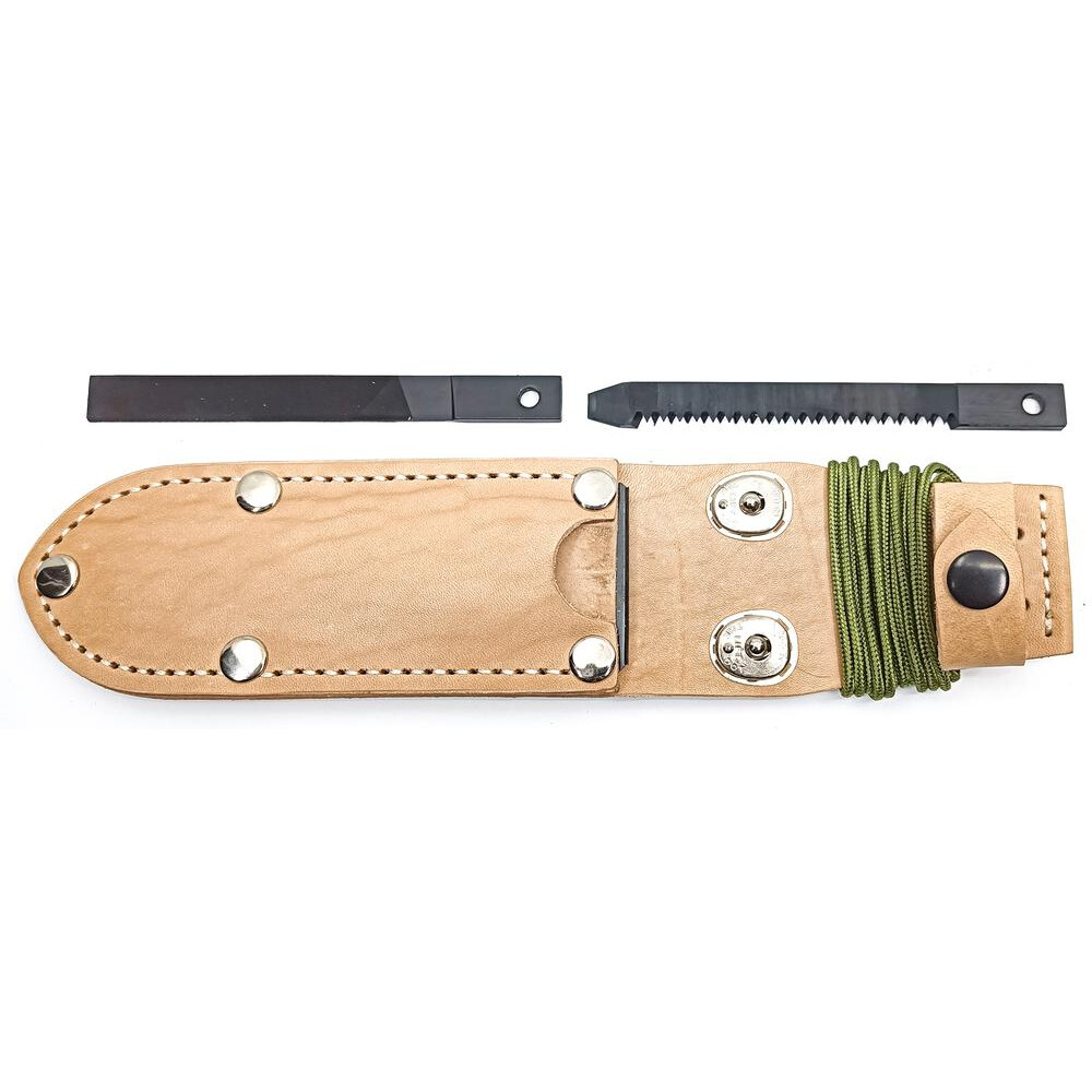 Pouzdro kožené na nůž Mikov Uton včetně příslušenství (362-4) - béžové