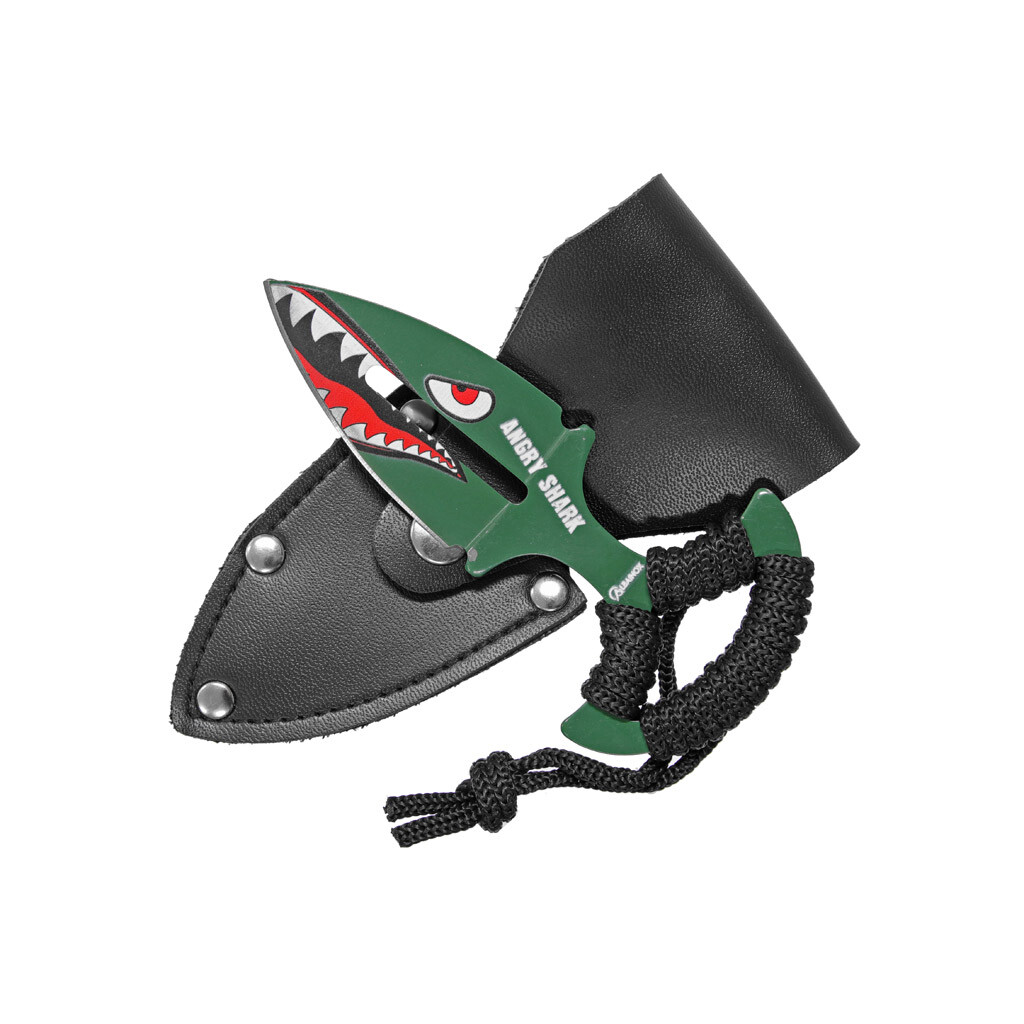 Dýka tlačná (pěstní) Albainox Angry Shark - zelená