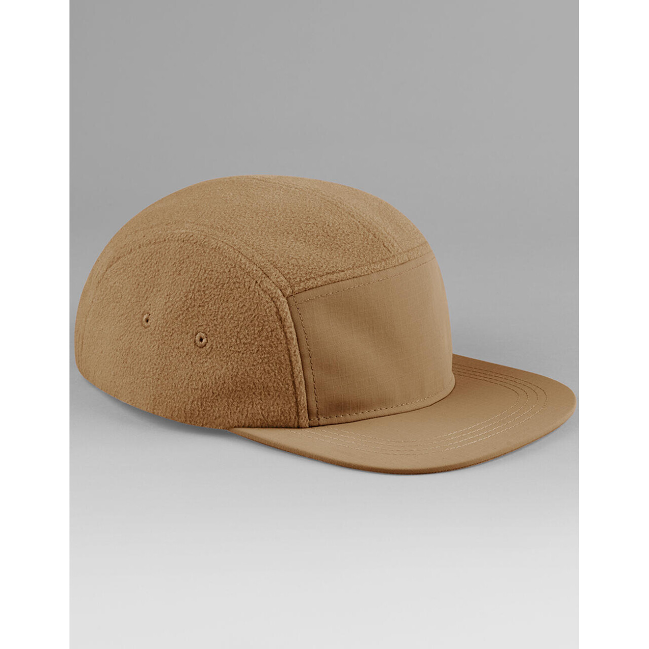 Kšiltovka Beechfield Fleece Outdoor Camper Cap - béžová