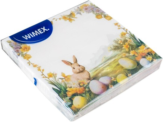 Wimex Velikonoční ubrousky L - Zajíc - 3vrstvé - 20 ks - 83102