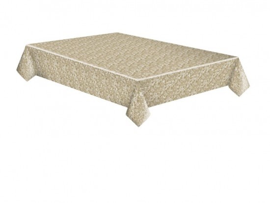 POL-MAK Papírový ubrus - Lace Gold - 120 x 180 cm - OM01_OG_P_054501