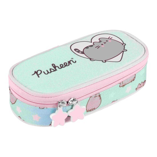 St.Majewski Penál etue - PUSHEEN - mint