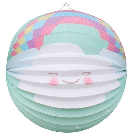 Anděl Lampion - mráček s duhou - 23 cm - 9230