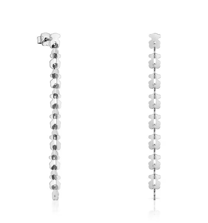 Tous Dlouhé ocelové náušnice Carrusel 1004572900