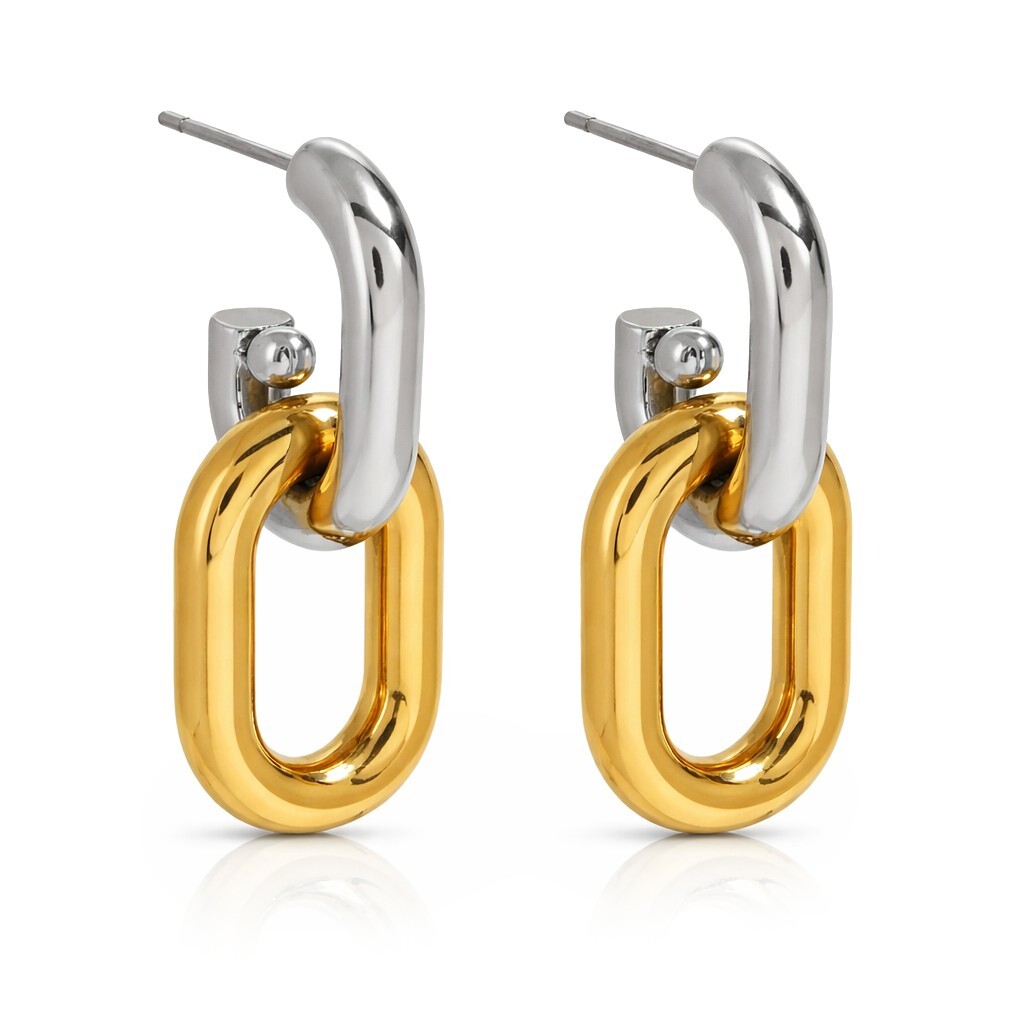 Troli Půvabné bicolor visací náušnice VJDE2410009-PS