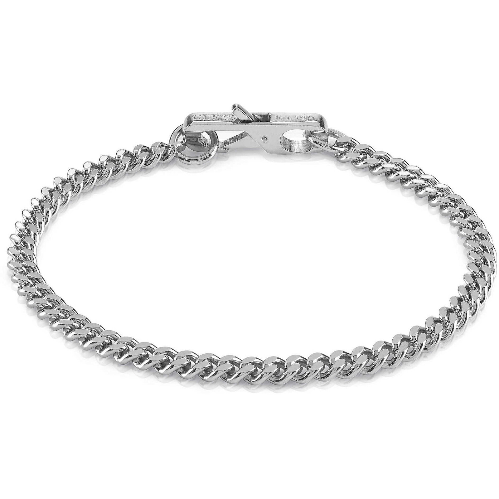 Guess Stylový ocelový náramek My Chains JUMB01332JWST 19 cm