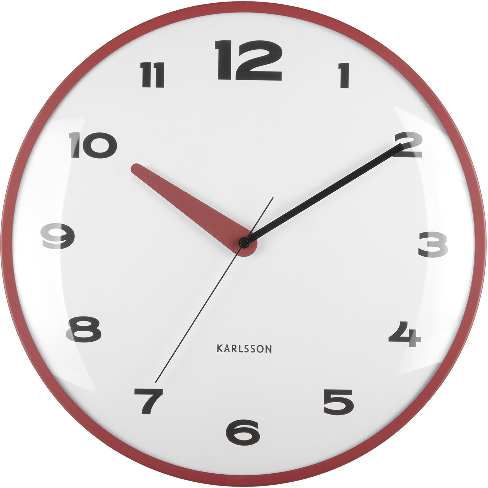 Karlsson Designové nástěnné hodiny 6028RD