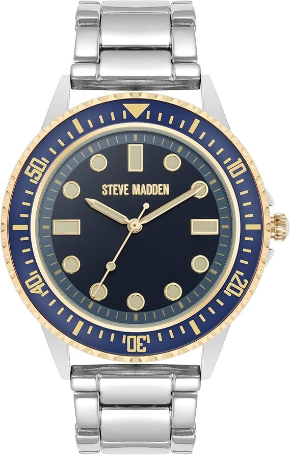 Steve Madden Analogové hodinky SM-9102BLSV