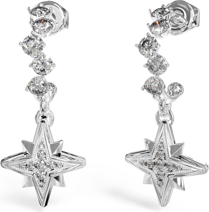 Guess Ocelové náušnice Guess In The Sky JUBE03322JWRHT-U