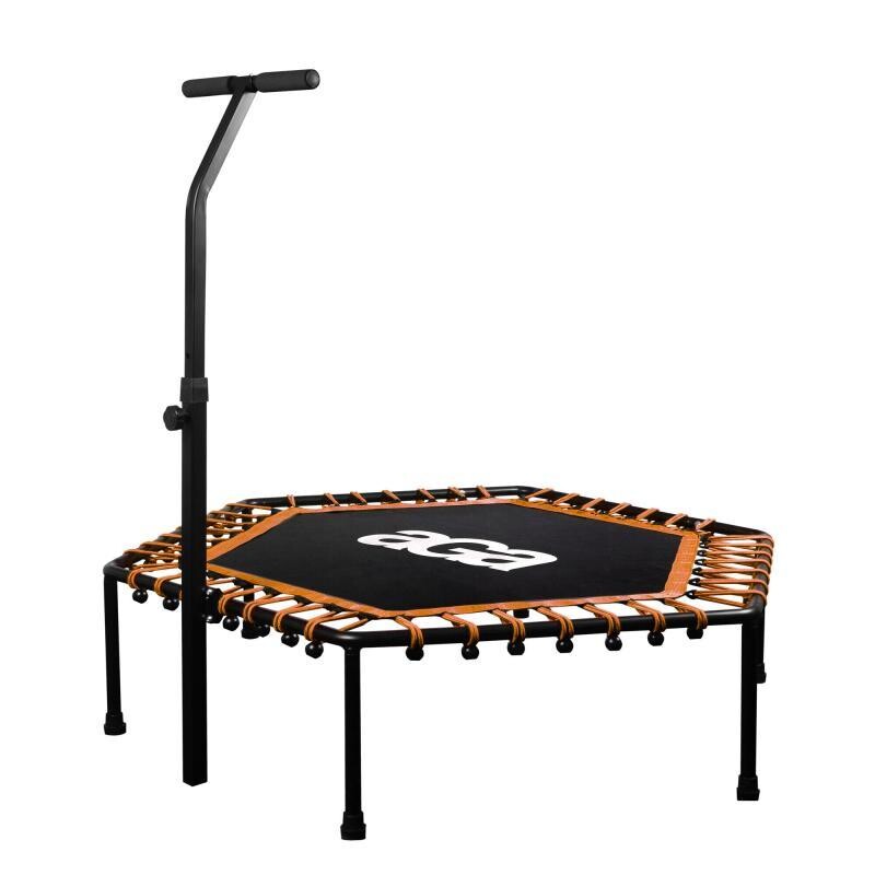 Aga FITNESS Trampolína 130 cm Oranžová + madlo (VÝPRODEJ)