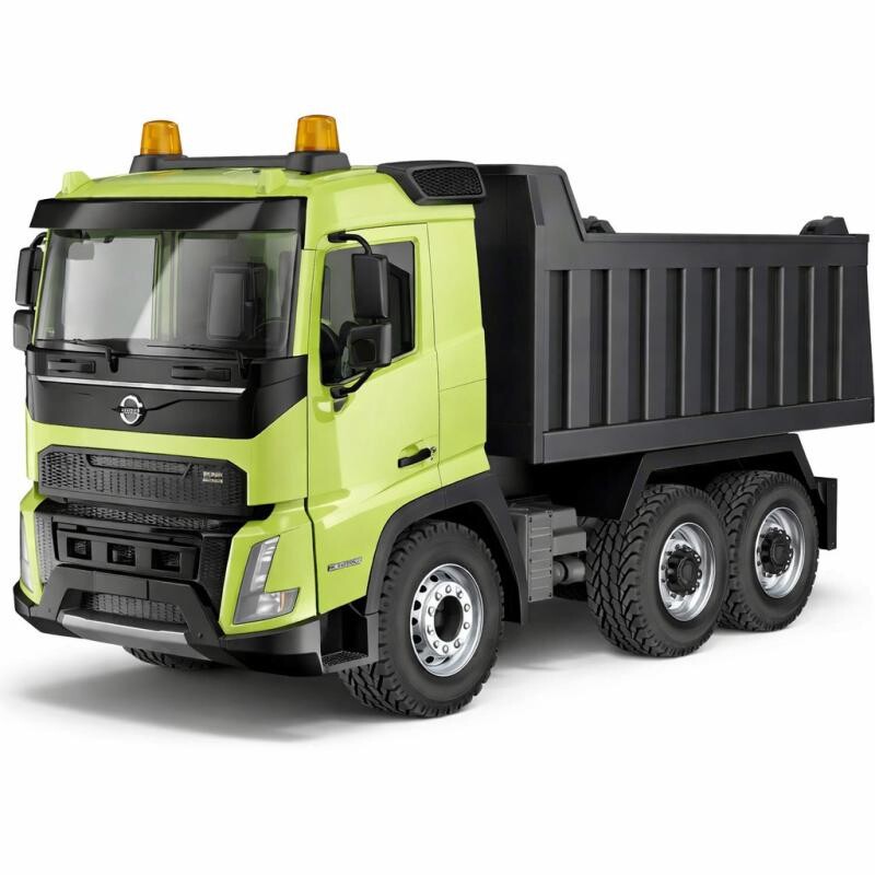 RC sklápěč Volvo s osvětlením a otevíracími dveřmi 2,4 GHz