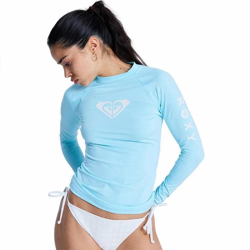 Roxy BLUE TURQUOISE dlouhý rukáv - dámské lycrové triko