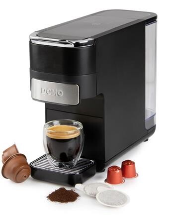 DOMO DO748K, kávovar 4v1 na pody i na kapsle