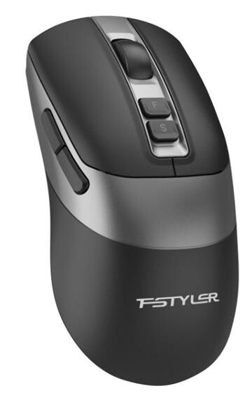 A4tech FStyler FG50 Plus, bezdrátová kancelářská myš, 2,4GHz, černá