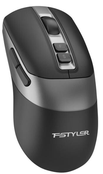A4tech FStyler FG50S Plus, bezdrátová tichá kancelářská myš, 2,4GHz, černá