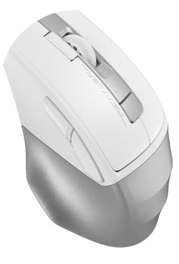 A4tech FStyler FB45CS Air2, bezdrátová tichá kancelářská myš, BT+2,4GHz, USB-A&C, bílá