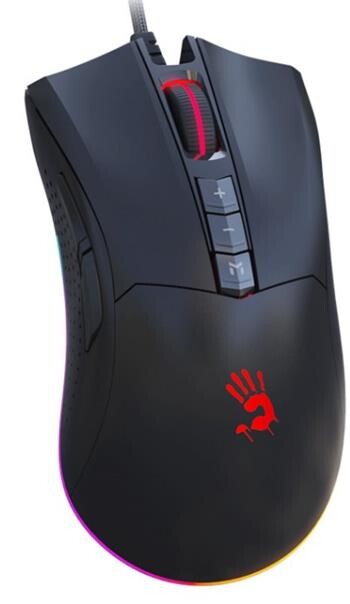 A4tech Bloody Esports ES9 Plus, podsvícená herní myš, 10000 DPI, USB, černá