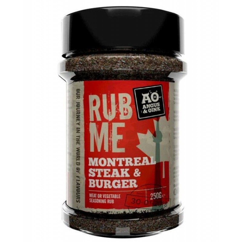 BBQ koření Montreal Steak&Burger 220g Angus&Oink