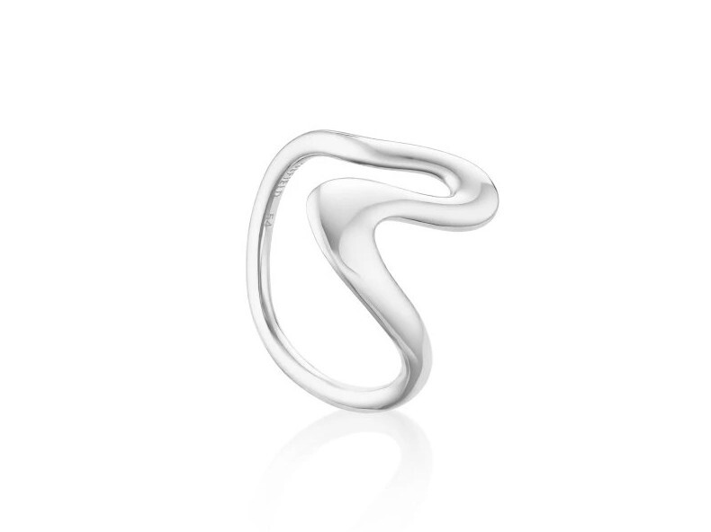 Rosefield Něžný prsten s organickým tvarem pro ženy JRWR 50 mm