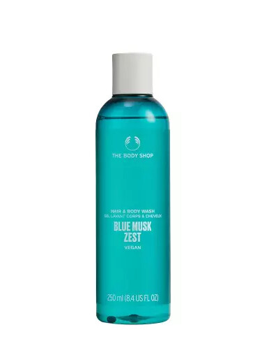 The Body Shop Mýdlo na tělo a vlasy Blue Musk Zest Hair & Body Wash 250 ml
