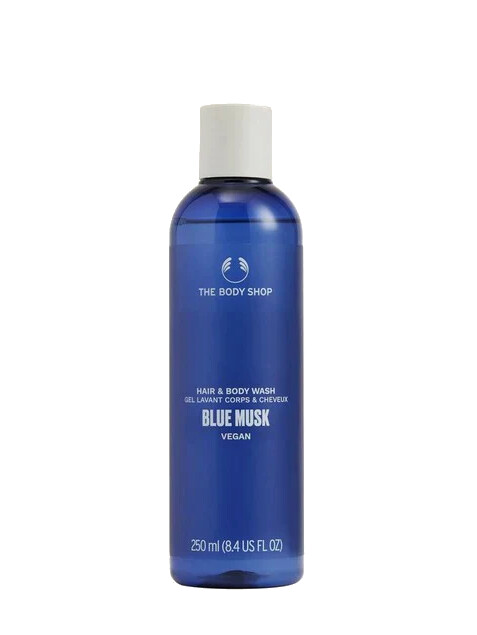 The Body Shop Mýdlo na tělo a vlasy Blue Musk Hair & Body Wash 250 ml