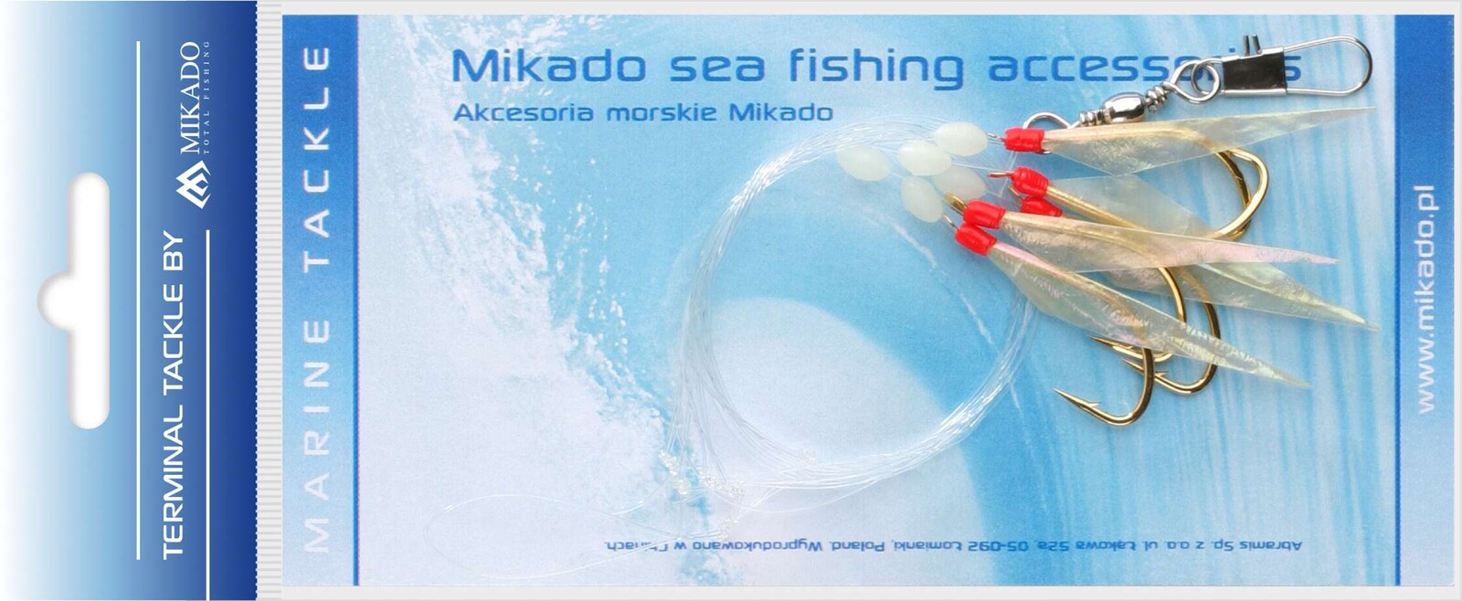 Mikado Mořský návazec Fólie Holo 5x2/0, Fish Skin